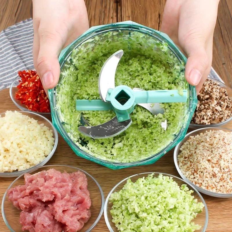 Manual Vegetable Cutter Slicer Kitchen Accessories Multifunctional Round Mandoline Slicer