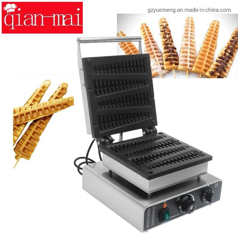 Commercial Stick Waffle Baker Machine Nonstick Lolly Waffle Maker