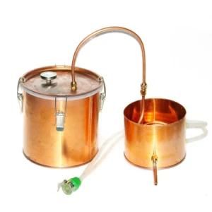 10L/3gal Copper Still High Efficiency Handle Essential Oil Distllation Equipment