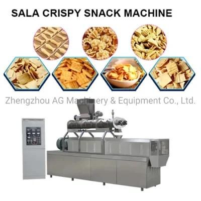 Frying Crispy Corn Bugles Production Line Puffed Fish Cake Bugles Production Line