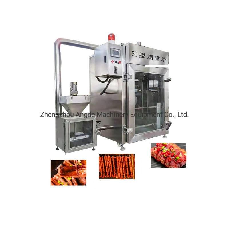 Commercial Automotive Rotisserie Making Sausage Electric Smoke Meat Fish Kitchen Smoker Oven Machine for Sale