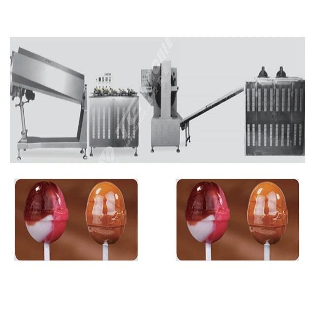 Lovely Lollipop Jelly Candy Make Machine Depositing Line