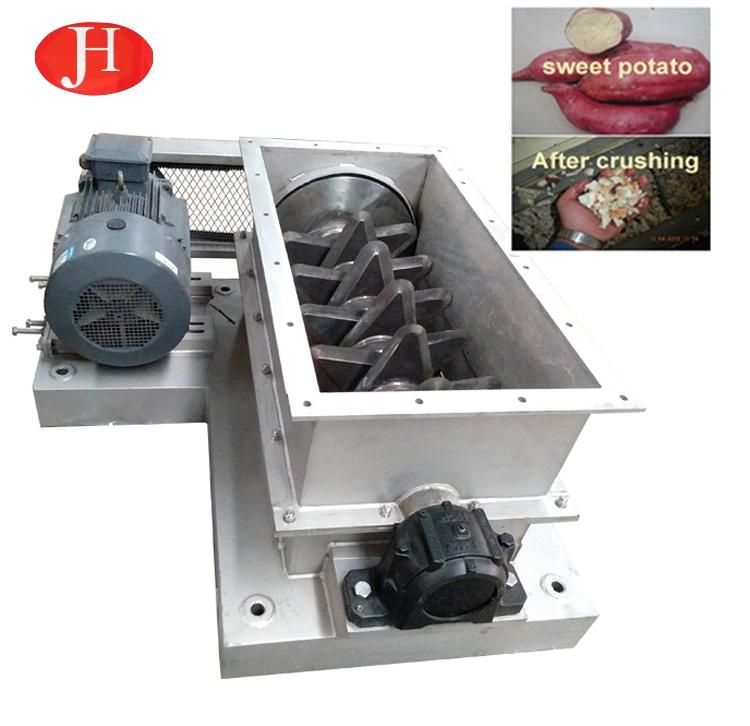 Large Capacity Starch Plant 37 Kw Crusher Cassava Potato Cutting Grinder Making Machine