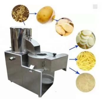 Fresh Potato Peeling Slicing Machine/Potato Chip Cutter Chipper Peeler Slicer Cutting ...