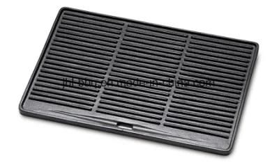 Griddle of Cast Iron with Black Enameled Coated