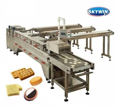 Skywinbake Stainless Steel Automatic Biscuit Chocolate Sandwich Machine Factory Supplier