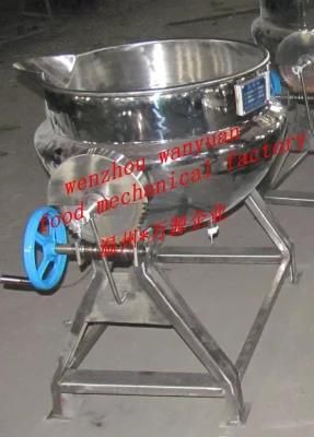 Steam Heating Jacketed Cooking Vat Without Stirring