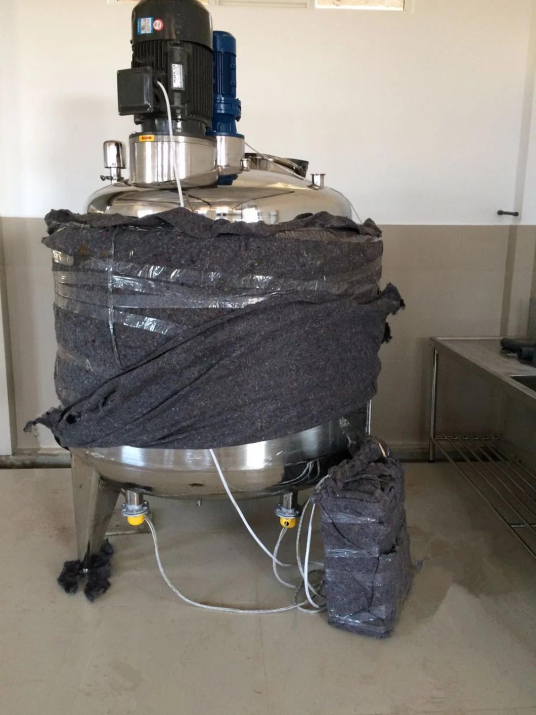 500L 1000L High Speed Mixing Tank for Tomato Sauce Yogurt Milk Juice