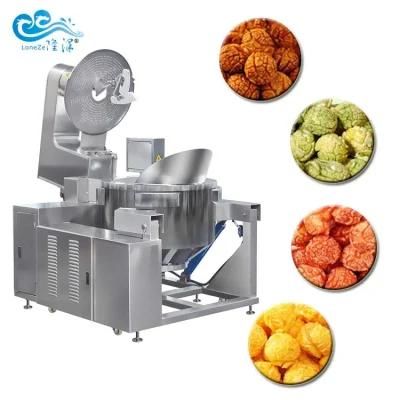 Gas Heating Popcorn Maker for Round Caramel Mushroom Popcorn Machine Price Approved by CE ...