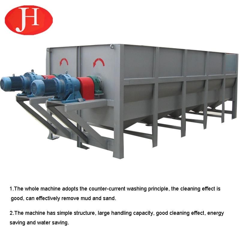 Cassava Starch Cleaning Production Line Automatic Paddle Washing Machine Cassava Starch Cleaner