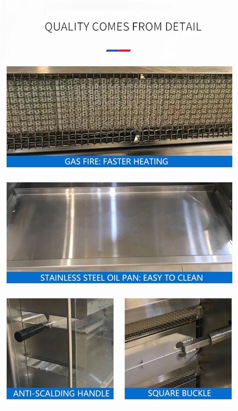 Stainless Steel Duck Oven/Grilled Chicken Furnace Vertical Rotary Gas Oven/ Gas Baking Equipment