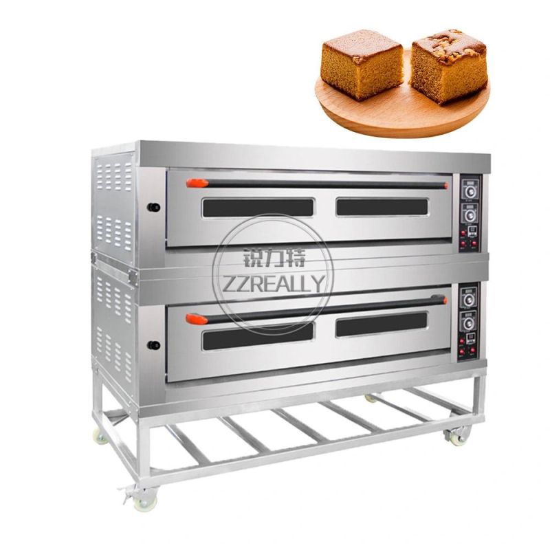 Double Layer 6 Trays High Quality Commercial Baking Oven Industrial Electric Bread Cake Pizza Oven Bakery Machines