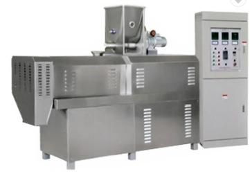 Textured Vegetable Soy Bean Meat Protein Soya Chunk Nugget Making Extruder Machine ...