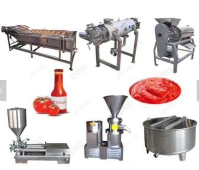 Complete Set Tomato Paste Making Machine Tomato Ketchup Production Line