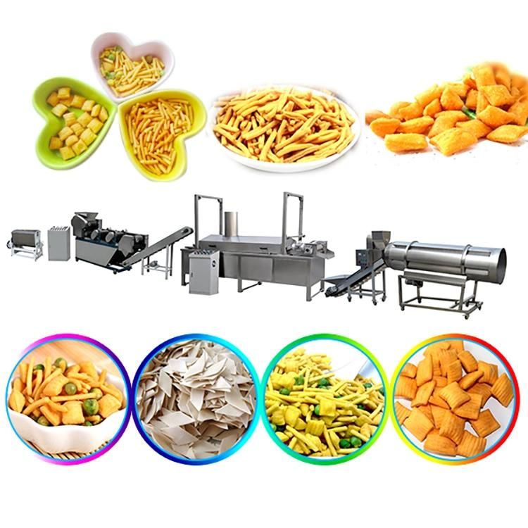 Easy-Operation and Energy-Saving Snacks Machinery Frying Processing Line with Factory Price for Sale