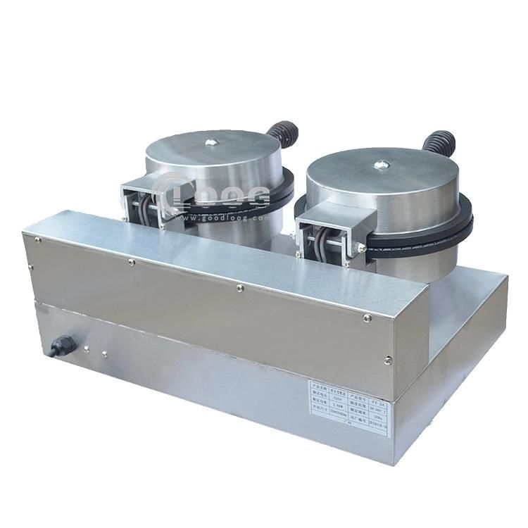 Baking Machine Double Waffle Cone Machine Waffle Cone Maker Ice Cream with Ce
