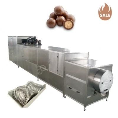 Manufacturing Production Chocolate Balls Chocolate Malt Ball Making Machine for 10mm Balls ...