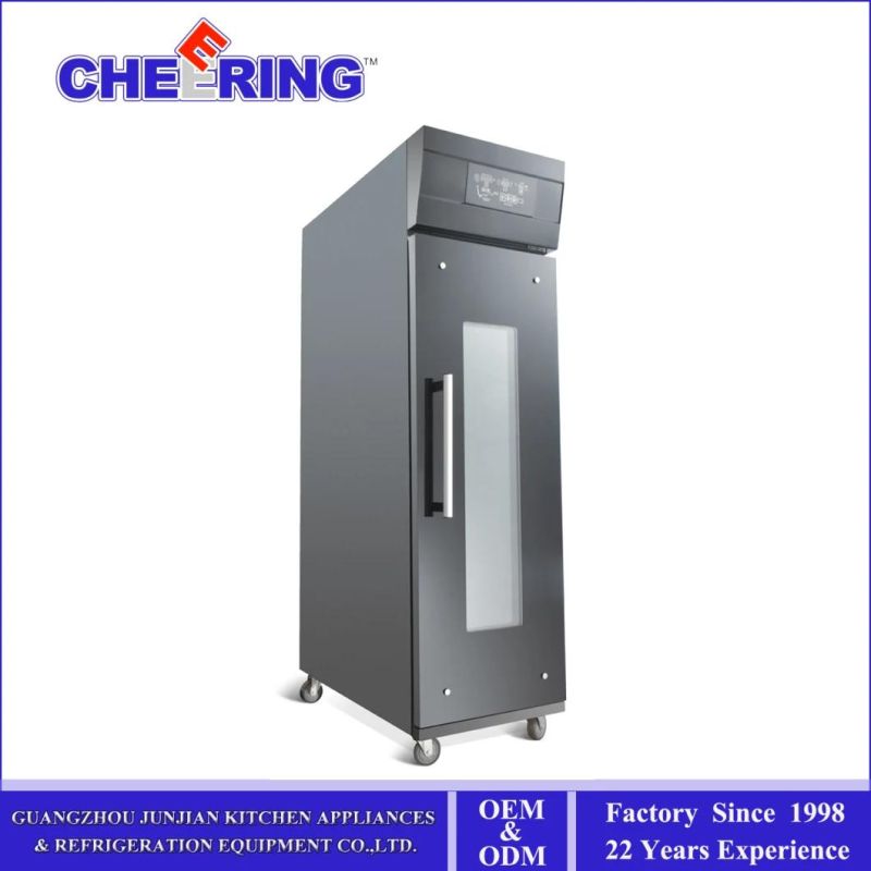 Glass Door Commercial 16pan/32pan Fermentation Tank Proover Freezer -18 Degree Centigrade