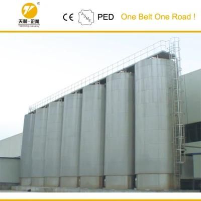 Outdoor Vertical Horizontal Large Milk Storage Tank