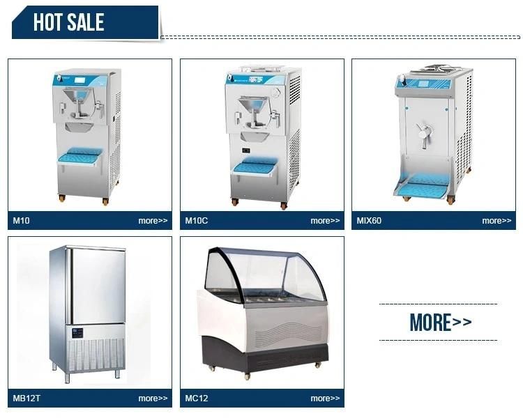 Hot Sale Professional Commercial Combined Gelato Ice Cream Batch Freezer
