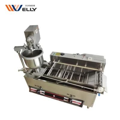 Fry Snack Food Doughnut Maker Machine Gas Heating