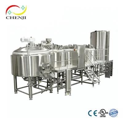 1000L 2000L 3000L Stainless Steel Jacketed Double Layer Heat Preservation Fully Set of The ...