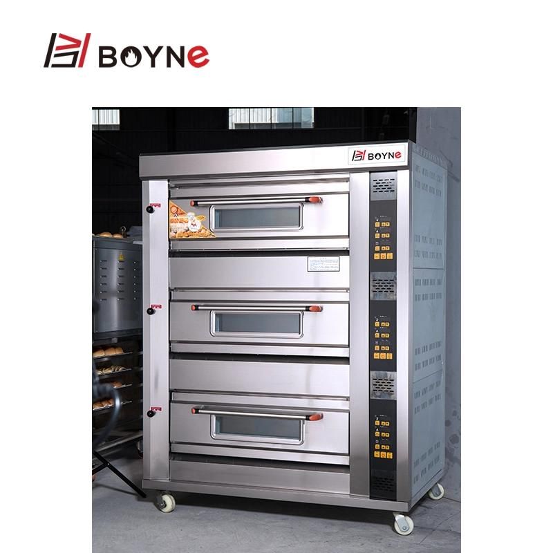 Bakery Three Layer Six Trays Gas Oven