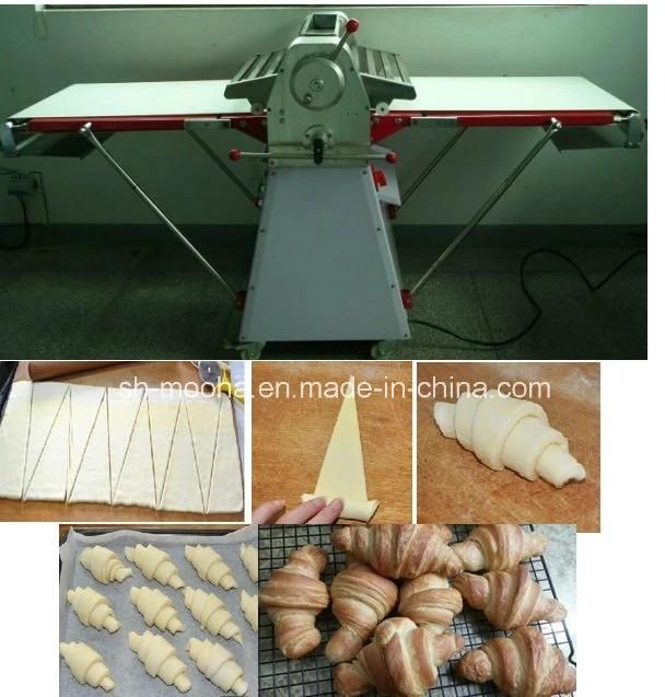 Commercial Stainless Steel Bakery Dough Sheeter Croissant Bread Dough Moulder Pastry Snack Making Machine