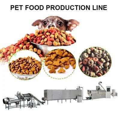 Full Automatic Pet Food Making Machine High Quality Industrial Pet Feed Processing Line ...