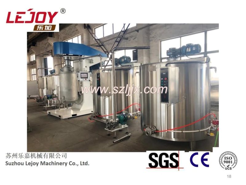 Lejoy Chocolate Ball Milling Machine with Storage Tank and Pump