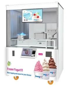 Intelligent Management Full Automatic Ice Cream Vending Machine with Coin, Bill Qr Code ...
