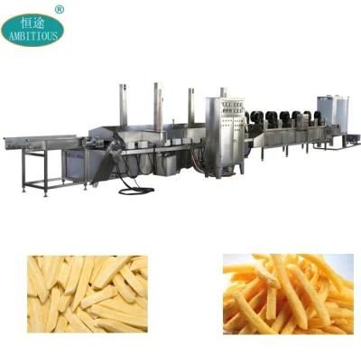 1000kg/H Fully Automatic Potato Chips Making Machine Frozen French Fries Production Line