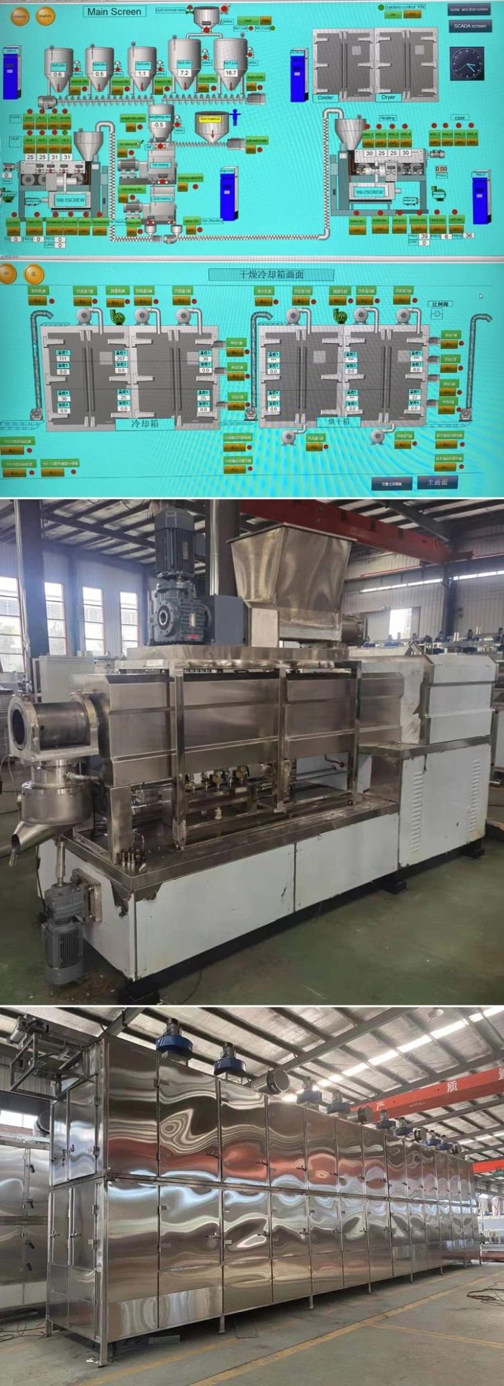 800kg/H Industrial Automatic Short Cut Dry Macaroni Pasta Production Line