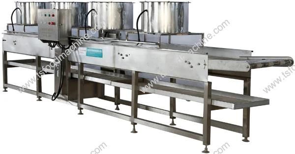 Vegetable Cooling Machine Air Knife Drying Machine