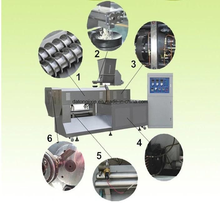 100-150kg/H Double Screw Puffed Food Extruder