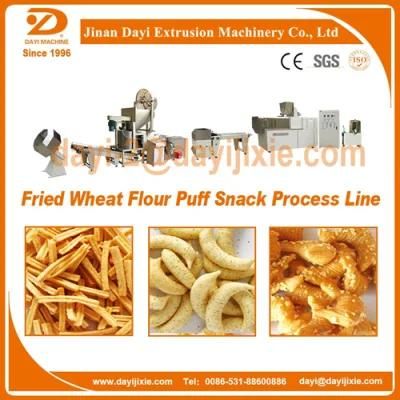 Fried Flour Snack Food Crispy Chip Extruder Machine Process Line