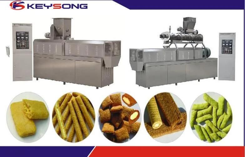 Corn Rice Puff Snack Extruder Food Making Machine