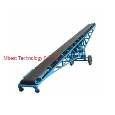 Adjustable Carbon Steel Grain Portable Belt Conveyor