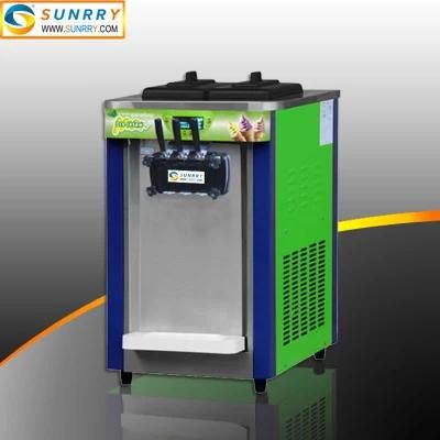 Ce Approved Commercial Countertop Soft Ice Cream Maker Machine