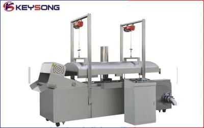 Industrial Belt Snacks Continuous Frying Machine