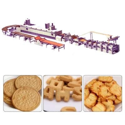 Skywin Industrial Model-400 Hard and Soft Cookies Biscuits Snack Food Machine Production ...