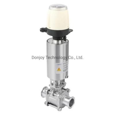 Donjoy Hygienic 3-PC Ball Valve with Control Top