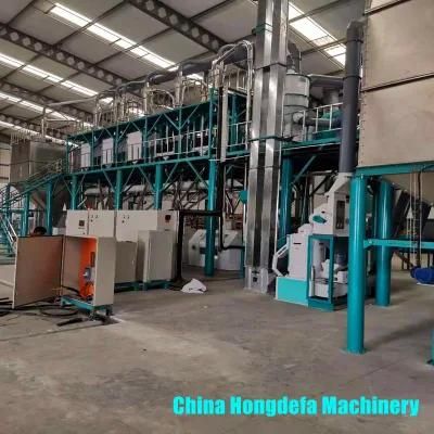 100t Per Day Corn Flour Mill Corn Milling Machine