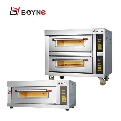 Commercial Bakery Equipment Electric 2 Deck 2 Trays Baking Oven