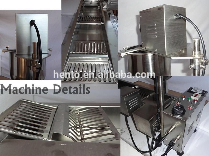 Good Performance Donut Fryer Machine / Mini Donut Machine Automatic Commercial / Donut Maker Machine