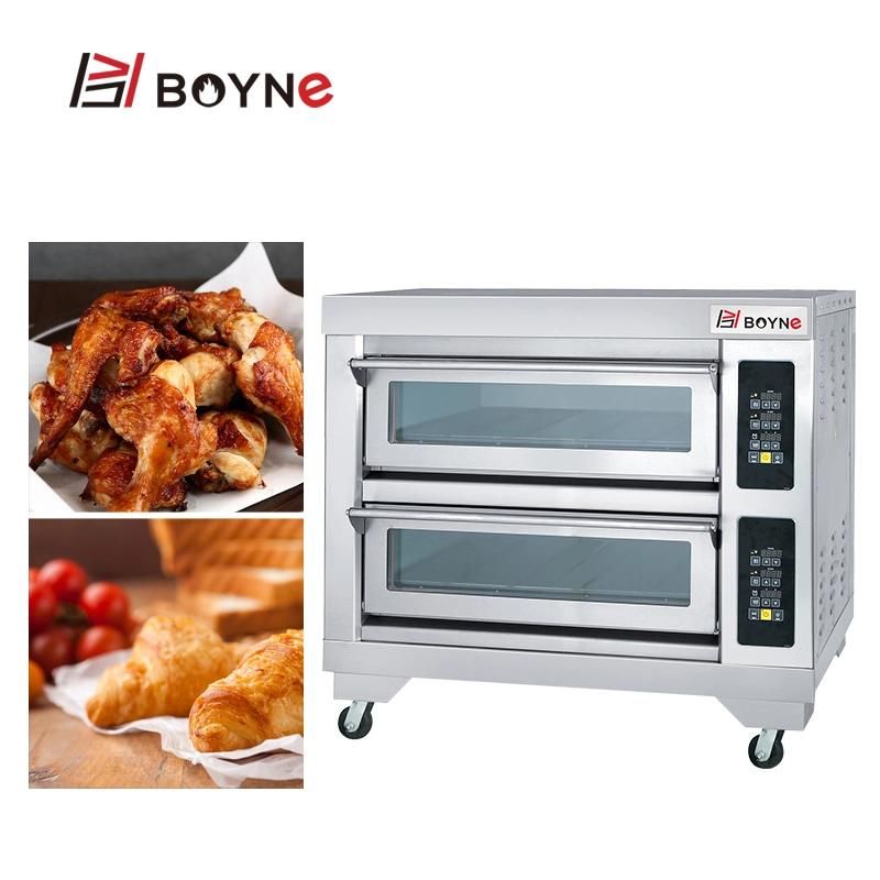 Multi Function 3 Deck 6 Trays Electric Baking Oven for Hotel Kitchen