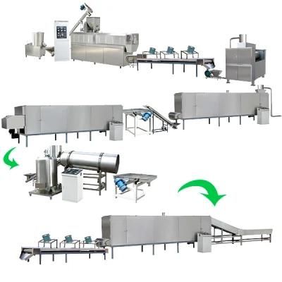 Fine Bulk Corn Flakes Making Machine Commercial Breakfast Corn Flakes Making Line