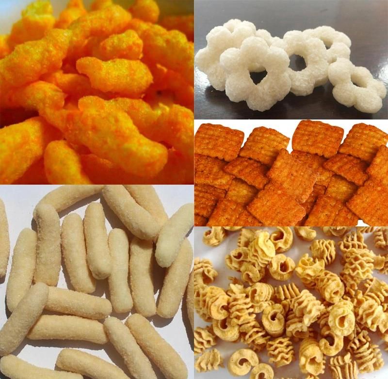 Puffed Core Filling Cheetos Kurkure Pet Food Corn Flakes Bread Crumbs Baby Powder Pasta Nutritional Rice Tvp Potato Chips Processing Line