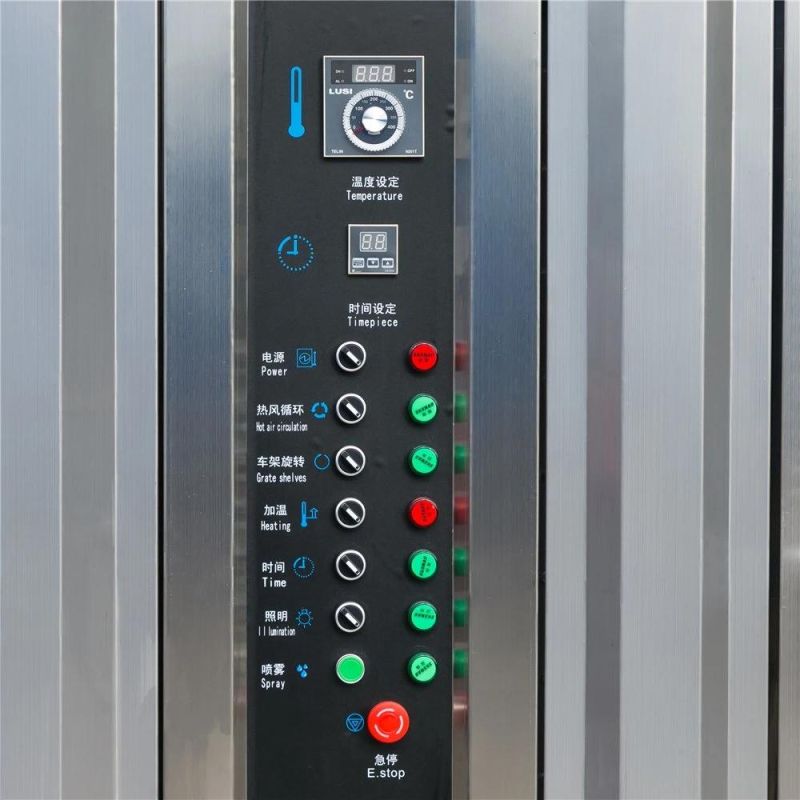 Bakery Equipment Baking Oven Gas Pizza Bread Oven 64 Trays Electric Industrial Bread Baking Oven