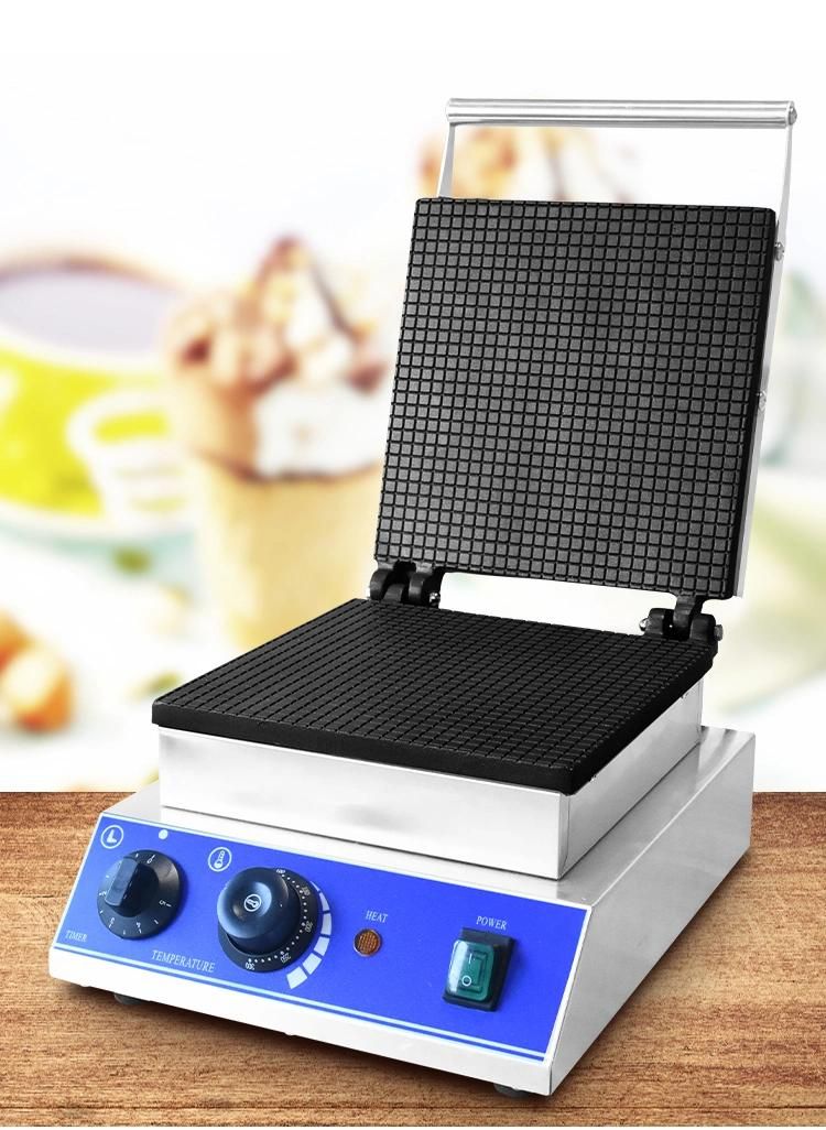 Commercial Single Plate Cone Baker Ice Cream Machine Crispy Machine Egg Roll Machine